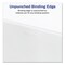 Avery 11 x 8.5 Avery Style Preprinted Legal Exhibit Side 10-Tab Index Dividers - White (25/Pack)
